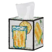 Herrschners® Fresh Lemonade Tissue Box Plastic Canvas Kit