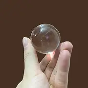 VEKDONE Men Tops Optical Glass Reflective Spheres, K9 Crystal Sphere, Decor Photography Ball, Clear Contact Juggling Ball, No Stand (40mm)