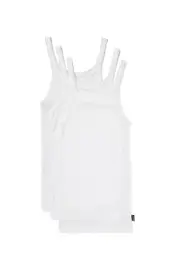 [Bonds] Bonds Girls Cotton Teena Singlet 3 Pack in White 3 White