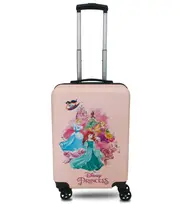 Disney Princesses 50 cm 4 Wheel Carry-On Suitcase - Light Pink