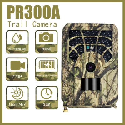 Trail Hunting Camera Photo 12MP Wild Night Vision Cam Thermal Scouting Hunting