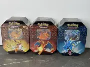 Pokemon TCG Sword & Shield Hidden Fates 3 Tin Set Raichu Charizard Gyarados