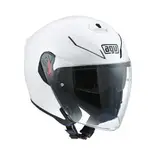 瀧澤部品 AGV K5 JET PEARL WHITE 亮白 半罩安全帽 內藏墨片 通勤 機車 重機 摩托車 舒適透氣