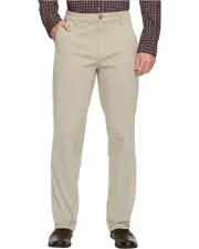 Men's Dockers Workday Khaki, Classic-Fit, 360 FLEX Pants, Beige, 38X32