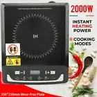 2000W Electric Induction Cooktop Portable Cooker Kitchen Hotplate 220V NEW AU