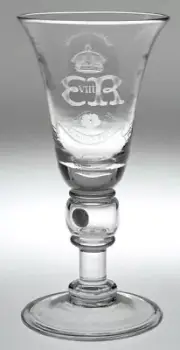 Large Edward VIII Coronation Coin Goblet 1936