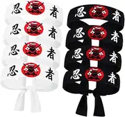 SUPVOX Men's Headband Samurai Headscarf Cooking Chef Bandana Sports Accessory