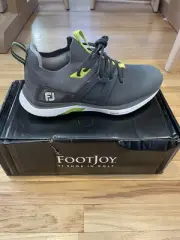 New in Box Footjoy Hyperflex Golf Shoes, GRAY/LIME Size 9 Men’s