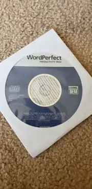 NEW ~ WORDPERFECT PRODUCTIVITY PACK CD COREL OEM 2004