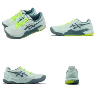 【asics 亞瑟士】網球鞋 GEL-Resolution 9 D 寬楦 女鞋 水藍 亞瑟膠 緩震 亞瑟士(1042A226400)