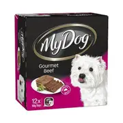 My Dog Wet Dog Food Gourmet Beef Flavour 12 x 100g Tray