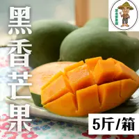 在飛比找台灣好農優惠-【葉老爹果園】黑香芒果 5斤/箱_夏日水果派對