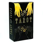 Classic Black Rider Waite Tarot Deck In Russian Language Tarot Card Divination Prophecy Card Family Party Game Tarot Card