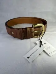 Rm Williams Risden Leather Belt Size 40 New 1.5inches Wide