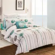 Luxor Double Romantic Dandelion Design Soft Cotton Quilt Doona Duvet Cover Set