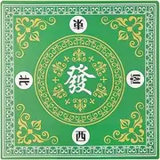Mahjong Mat for Table 31.5x31.5 Inches Square Board Game Mat | Tabletop Cover, Anti Slip Cards for Mahjong, Poker, Card, Board Games