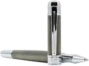 Sutherland Rollerball Pen, Gun metal finish, with 2 Ink Refills - Luxury Pen for Journaling, Note Taking, Writing - Weighted Professional Pens - Premium Executive Pens