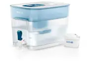 Brita Flow Cask Water Dispenser Tap 8.2L Extra Cartridge Fridge Jug NEW
