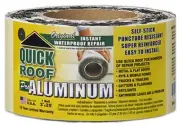 Quick Roof Aluminum Self Stick Waterproof Repair Kit Silver (Pack of 6)