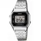 CASIO WATCH 復古數字型電子系列錶款-黑面-LA680WA-1DF