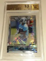 Cameron Artis-Payne 4/15 2015 Topps Chrome Mini Rookie Autograph Pulsar BGS 9.5