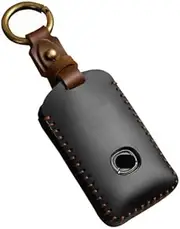 Leather Key Fob Case Compatible with Mazda 3,Mazda 3 Hatchback,Mazda 6,CX-5,CX-50,CX-3,CX-30,CX-9,CX-90 2020-2024