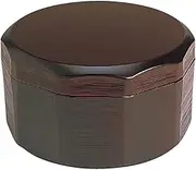 Fukui Craft Hitsu, Heat Resistant, Made in Japan, Dishwasher Safe, Wooden Carving Rice Cooker, Storage (Inner Vermila), Large