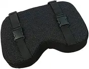 Rowing Machine Seat Cushion Indoor Machine Seat Pad with Thicker Memory Foam Washable Cover and Straps for Exercise