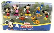 Disney Junior~Mickey~7 Piece Collectible Figure Set~Minnie-Pluto-Donald Duck~New