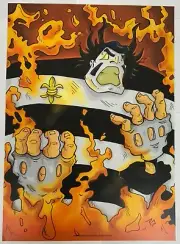 El Bovine Muerte Le Mime In Cheese Hell 10.75x15 Inch Poster Darkslinger Comics
