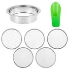 Soil Sieve Set Detachable Dirt Sifter Set With Shovel Meshes Riddle<>