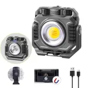 COB Rechargeable LED Work Light, 40 Hours Long Lasting with Stepless Dimming ...