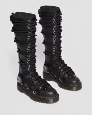 DR MARTENS DARIA 1B60 BEX BOOTS UK SIZE 4 EU 37 US 6 DOCS PATENT 30798001 KNEE