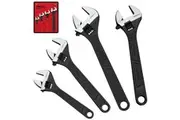 6"-12" Adjustable Wrench Set SAE & Metric Automotive Plumbing Household Repair