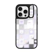 iPhone 16 Pro Mirror Ring Stand Case MagSafe Compatible star mochi checkers by sleepydaze