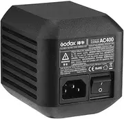 Godox AC400 AC Power Unit Source Adapter with Cable for AD400PRO (Renewed)