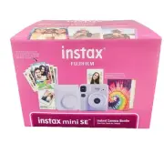 Fujifilm Instax Mini SE Instant Camera Bundle, Lavender NEW
