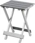 Aluminium Stool, 40 Cm Seat Height, Silver