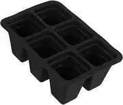 FUNOMOCYA 6 Silicone Seedling Pot Seeds Plants Planting Starter Pots Plant Starter Tray Root Control Pot Planting Trays Home Starter Tray Micro Growing Trays Gel