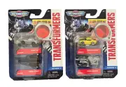 Micro Machines Transformers Series #001 & #003 Bumblebee Megatron Jazz Jetfire