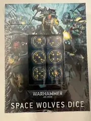 SPACE WOLVES DICE 40K Warhammer Games Workshop 40,000 NEW in Box