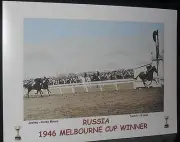 RUSSIA 1946 Melbourne Cup Print