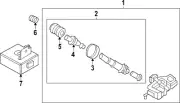 Genuine Nissan Antenna 40740-6GP0A (for: Nissan)