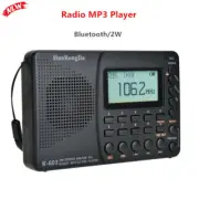 K-603 Bluetooth MP3 Player Recorder AM FM SW Full Band Stereo Radio Recorder 2W