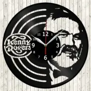 KENNY ROGERS Vinyl Record Wall Clock Decor Handmade 6438