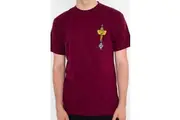 Vans Mens Off The Wall Tavern T-Shirt- Burgundy