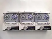 LOT x 3 MY ARCADE Super Gamepad Wireless Turbo Controller for NES & SNES Classic