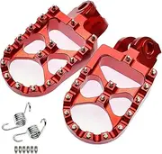 Footrests Footpeg Foot Pegs Rests Pedals For Beta RR 250 300 350 390 400 430 450 480 498 500 520 525 4T Xtrainer GASGAS ES SM(Red)