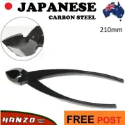 Bonsai Side Cutters 210mm - Carbon Steel Black Bonsai Tools. Bonsai Accessories.
