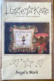 Lizzie Kate ANGEL'S WORK Cross Stitch Pattern #048